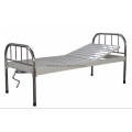 Stainless Steel Headboard Flat Bed for Hospital with One Crank